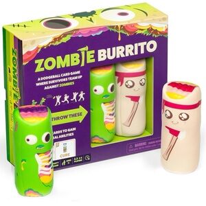 Zombie Burrito Dodgeball Card Game - Vibrant Green and Cream